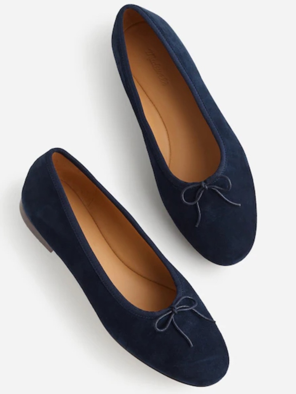 Madewell April Ballet Flat in Deep Indigo Sz 11